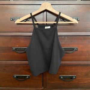 H&M Basic black crop tank